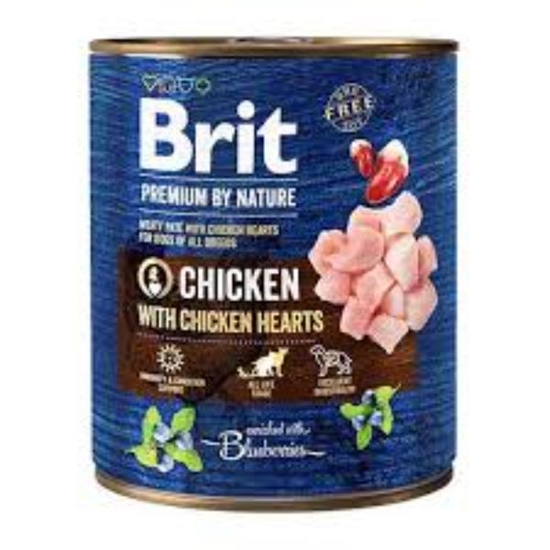 Picture of Brit Premium Chicken with Hearts 800g | Adult Dogs